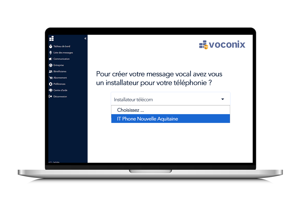 Installateur Voconix